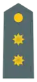 Acolumbra de teniente coronel de la Guardia Civil.