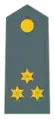 Acolumbra de capitán de la Guardia Civil.