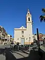 Fachada de la Ilesia de San Martín Obispu.