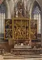 El llamáu Pacher-Altar, retablu de St. Wolfgang im Salzkammergut de Michael Pacher(1471).