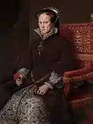 Semeya de María Tudor, d'Antonio Moro, 1554.