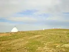 Vista de parte del camín de les cruces.