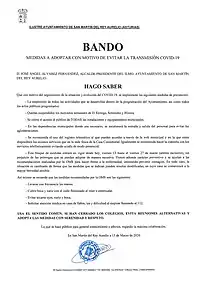 Bandu Samartín del Rei Aurelio COVID-19