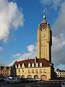 El beffroi de Bergues, cerca de Dunkerque.