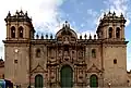 Fachada de la Catedral de Cuzco.