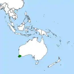 Distribución de Cephalotus