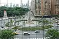 Columbus Circle, vistu dende'l centru comercial del Time Warner Center.