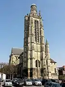 La ilesia Saint-Jacques de Compiègne.