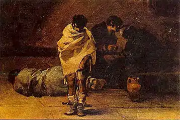 Goya, Confesión na Cárcel, 1808-1812.