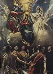 El Greco,  La Coronación de la Virxe, 1591.