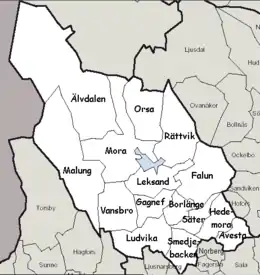 Municipalities of Dalarna County