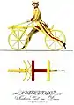 La primer bicicleta del mundu, construyida pol barón Karl Freiherr von Drais en 1817.