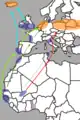 Rutes migradores pol Mediterraneu