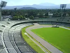 Vista interior del estadiu.