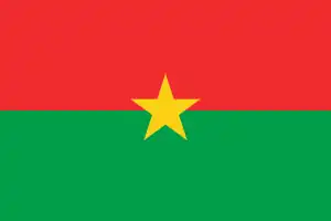 Bandera de Burkina Fasu