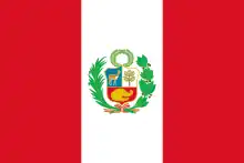 Bandera del Perú