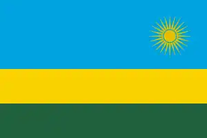 Bandera de Rwanda