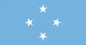 Bandera de los Estaos Federaos de Micronesia