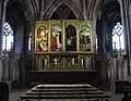 Retablu del altar mayor de la catedral de Friburgu, de Hans Baldung (1512-1516).