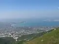 Vista de Gelendzhik y el so badea.