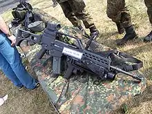 Fusil G36 con lanzagranadas AG36.