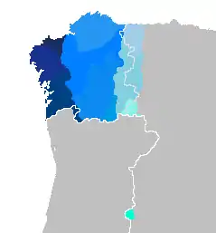 Mapa de distribución