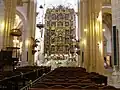 Retablu mayor de Santa María Coronada (Medina Sidonia), de Roque Balduque.