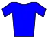 camiseta azul de líder de la clasificación de monte