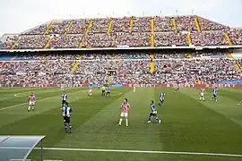 Estadiu José Rico Pérez na temporada 2010-11 guardando un partíu del conxuntu llocal ante la UD Almería