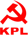 Emblema del Partíu Comunista de Luxemburgu.