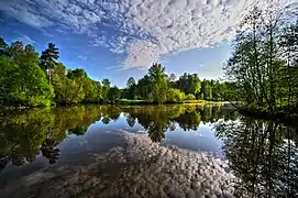 Río Lama - na Rexón de Moscú, Rusia