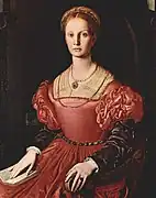 Lucrezia Panciatichi, de Bronzino, 1540.