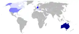 Mapa de distribución