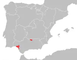 Distribución de L. pardinus en 2003