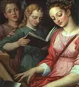 Santa Cecilia, de Michiel Coxcie, 1569.