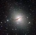 Imaxe de NGC 5128 por ESO.