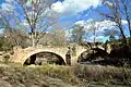 Vista xeneral (occidental) de la Ponte de Cristinas en Pajaroncillo (Cuenca), 2017.