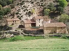 Una masía en Castellón. Les masías evolucionaron a partir de les villes romanes.