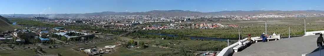 Vista de Zaisan en 2005