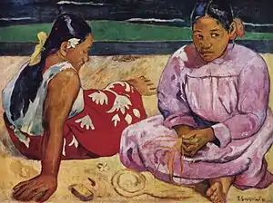 Muyeres Tahitiana na Sablera (1891)