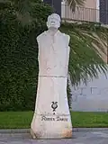 Estatua a Rubén Darío nel Paséu Marítimu de Palma de Mallorca