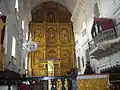 Retablu mayor de la Catedral de Goa.