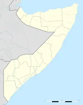 Mogadixu alcuéntrase en Somalia