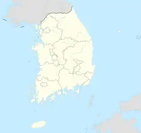 Aeropuertu Internacional de Daegu alcuéntrase en Corea del Sur