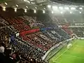 Los tifosi del Steaua nel estadiu National de Bucuresti.