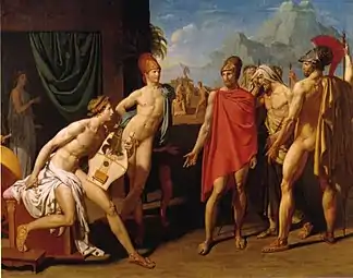 Los unviaos de Agamenón, 1801, École des Beaux-Arts, París