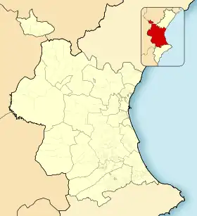 Rula de la Seda alcuéntrase en Provincia de Valencia