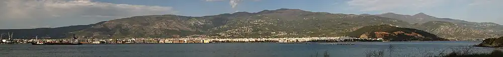 Panorámica de Volos dende l'Exéu