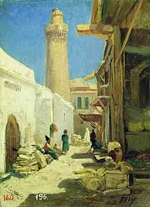 Aleksey Boqolyubov - Bakıda günorta vaxtı küçə, 1861-ci il.