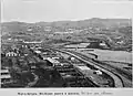 Port-Artur. Dəmir yolu və qatar stansiyası. 1904-cü ildə Niva jurnalından foto